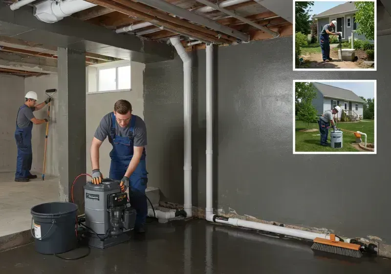 Basement Waterproofing and Flood Prevention process in Lawrence, IN